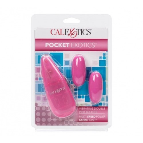 CEN Pocket Exotics Vibro Double Bullets 震動器 (粉紅色)